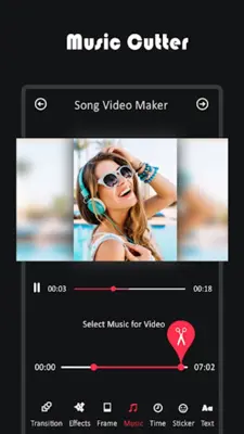 Video Maker with Music 2023 android App screenshot 1